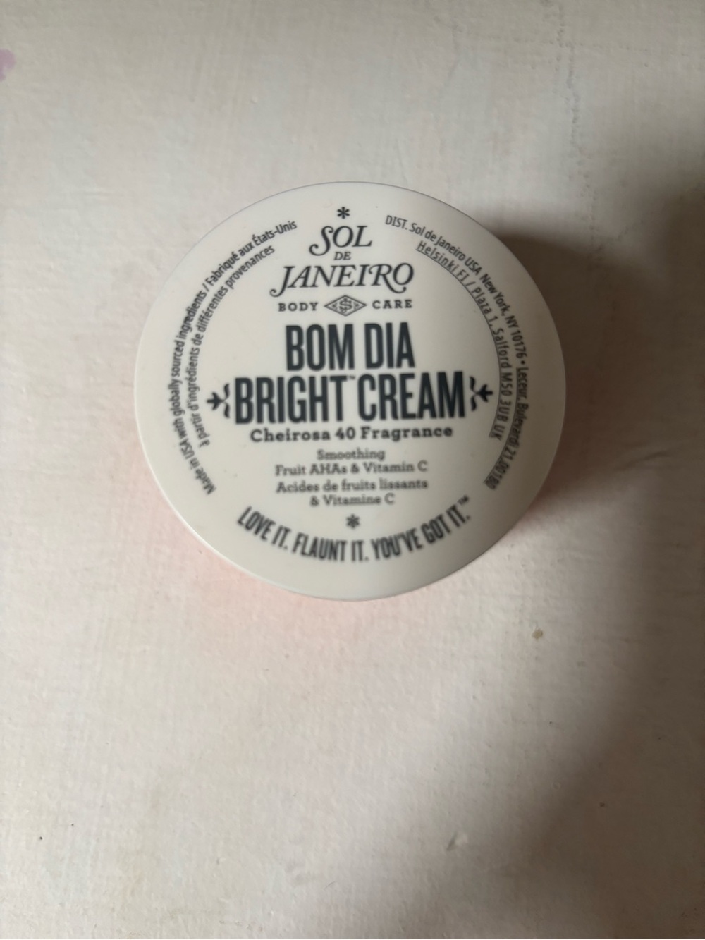 Sol de Janeiro Bom Dia Bright Cream - White Top Skincare Jar